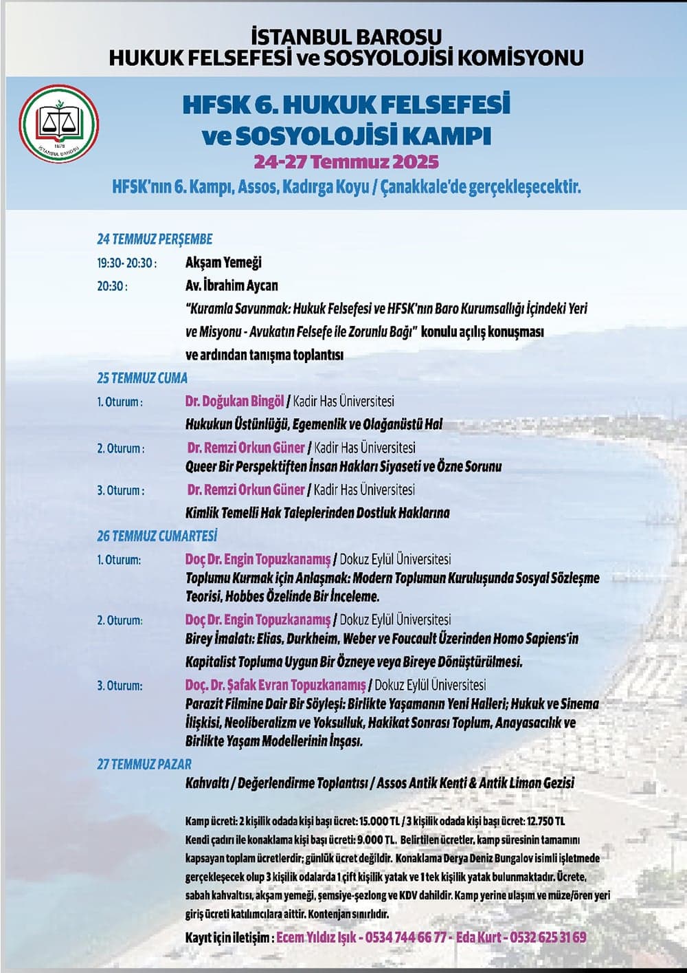 HFSK 6. Hukuk Felsefesi ve Sosyolojisi Kampı