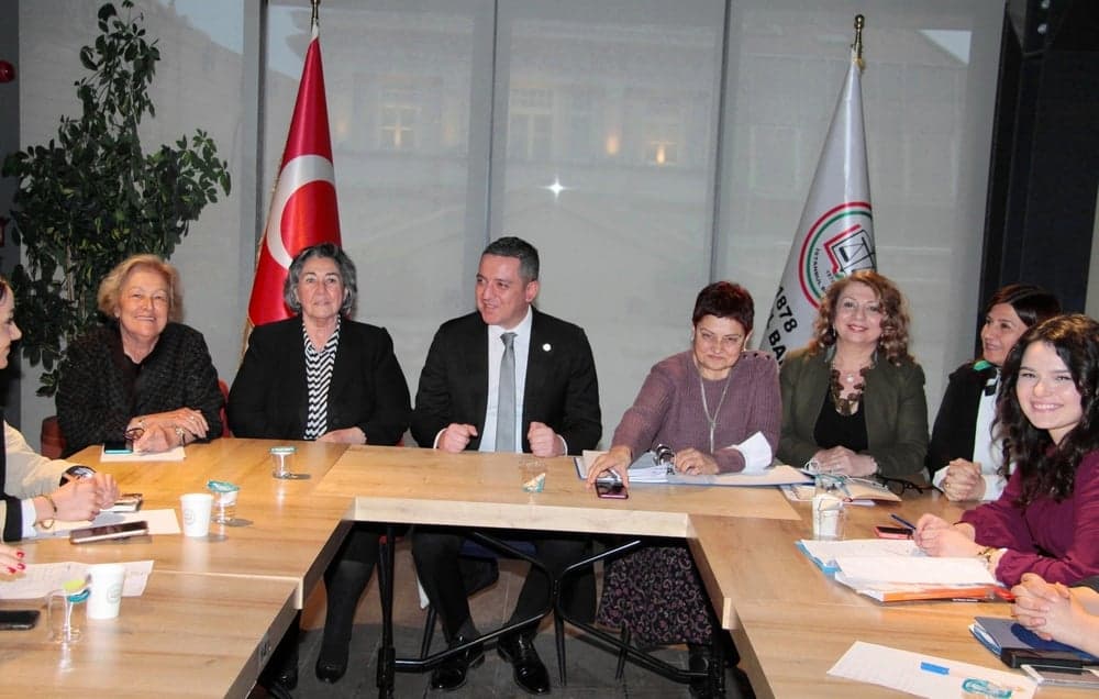 TBB Başkanı Av. R. Erinç Sağkan Baromuzu Ziyaret Etti