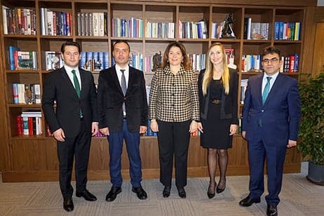 Av. Hakan Çatak İstanbul Barosu Başkanı Av. Filiz Saraç’ı Ziyaret Etti