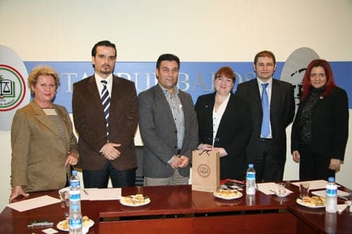 İngiltere Ve Galler Barosu Üst Yönetimi 
Baromuzu Ziyaret Etti