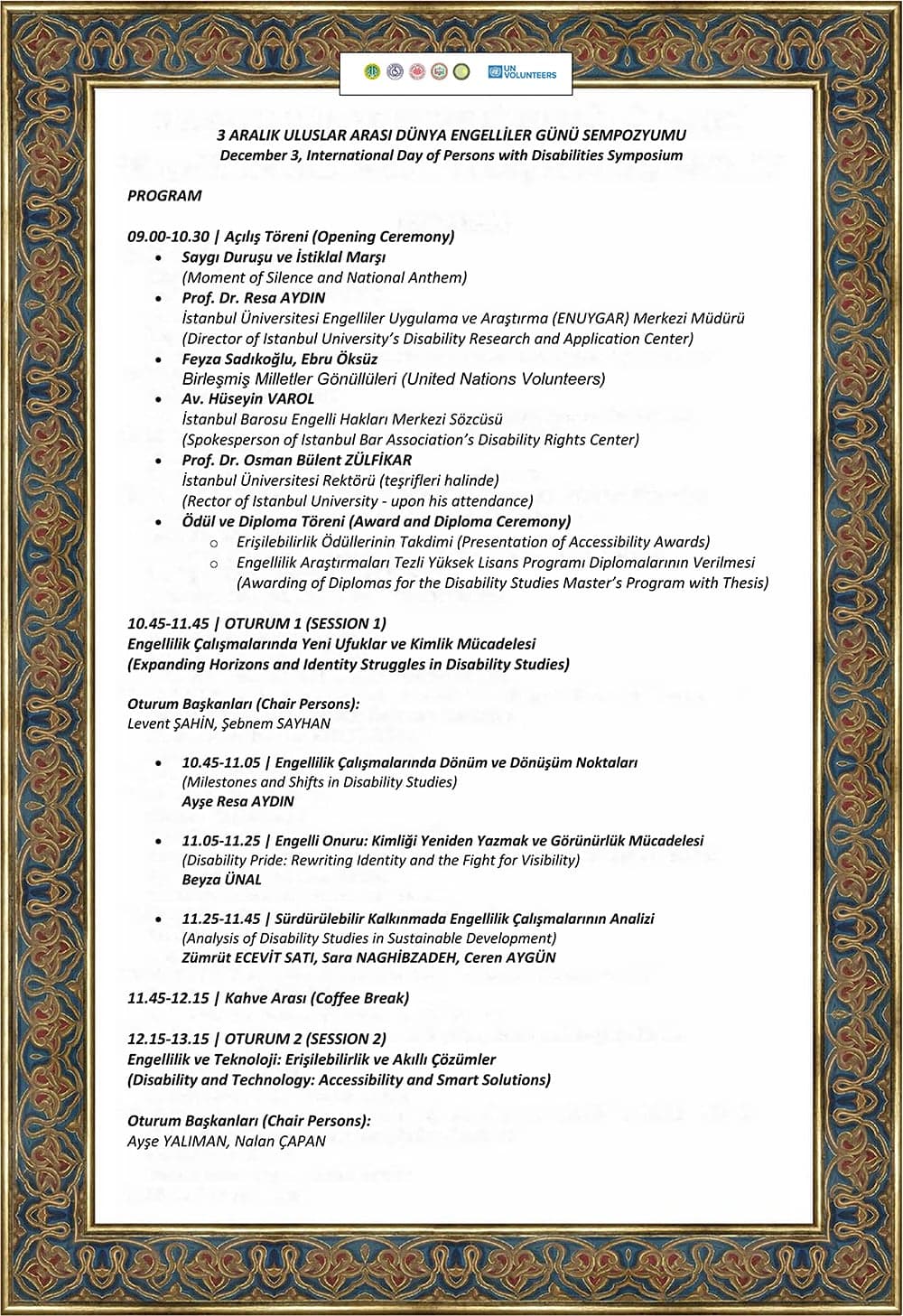 Engellilikte Güncel Yaklaşımlar: Teknoloji, Politika ve Uygulamalar Arasında Köprü Kurmak"