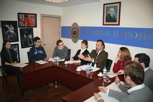 Alman Stajyer Avukatlar İstanbul Barosu’Nu Ziyaret Etti
