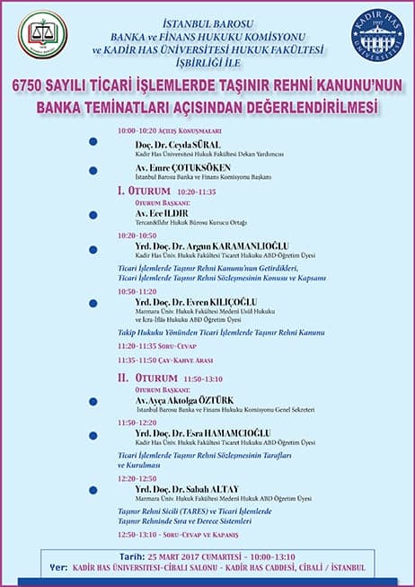 6750 Sayılı Ticari İşlemlerde Taşınır Rehni Kanunu'nun Banka Teminatları Açısıdan Değerlendirilmesi