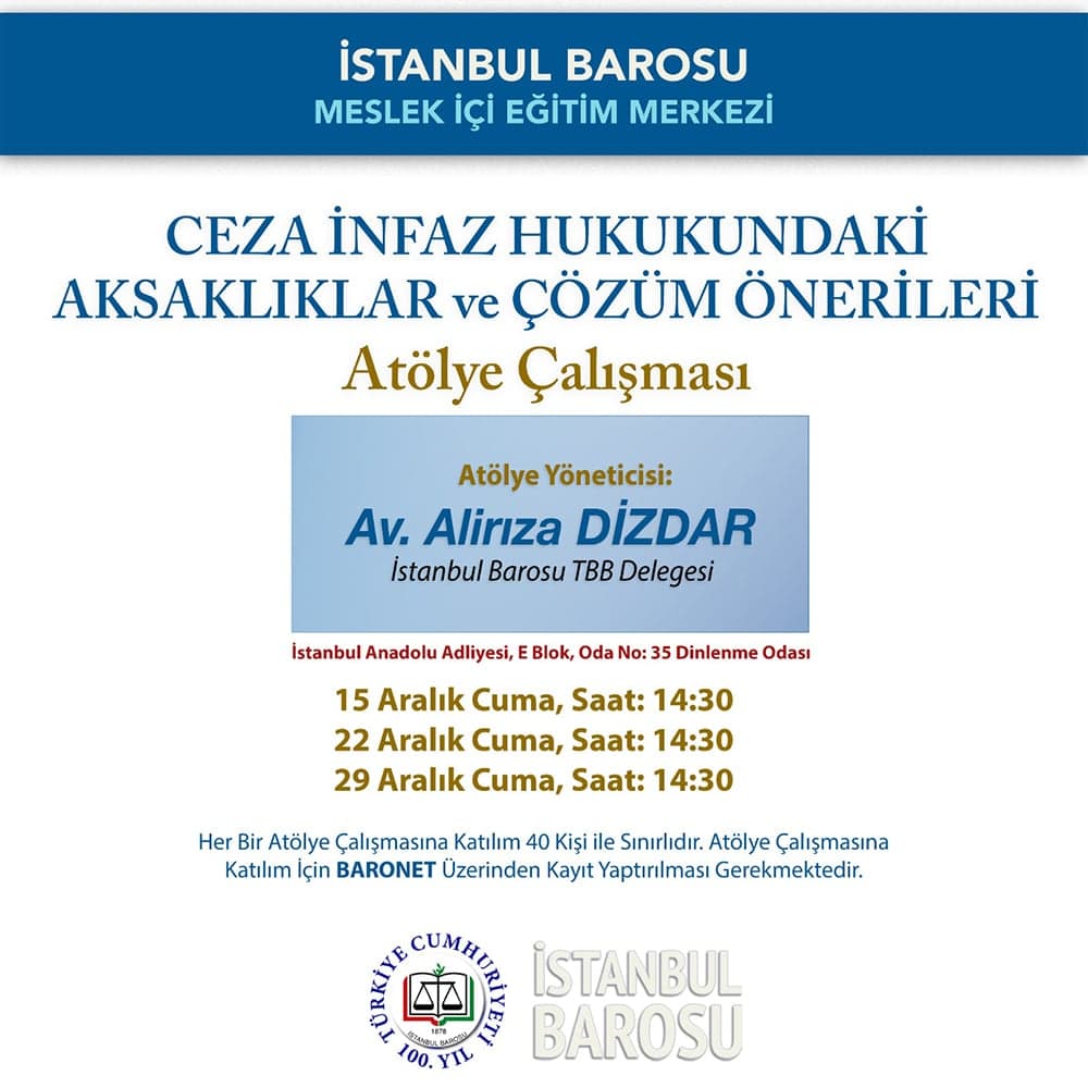 Ceza İnfaz Hukukundaki Aksaklıklar ve Çözüm Önerileri