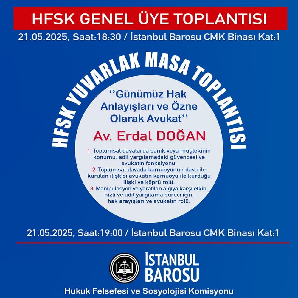 Günümüz Hak Anlayışları ve Özne Olarak Avukat