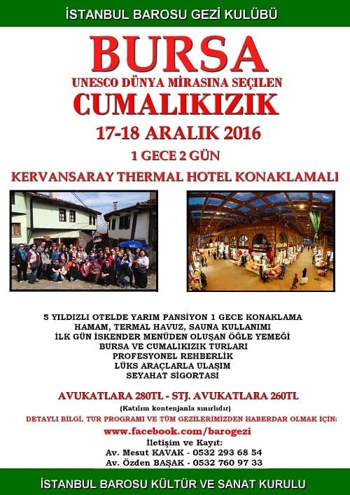 Bursa Cumalıkızık Gezisi