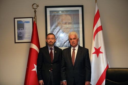 Kktc Cumhurbaşkanı Eroğlu İstanbul 
Barosunu Ziyaret Etti