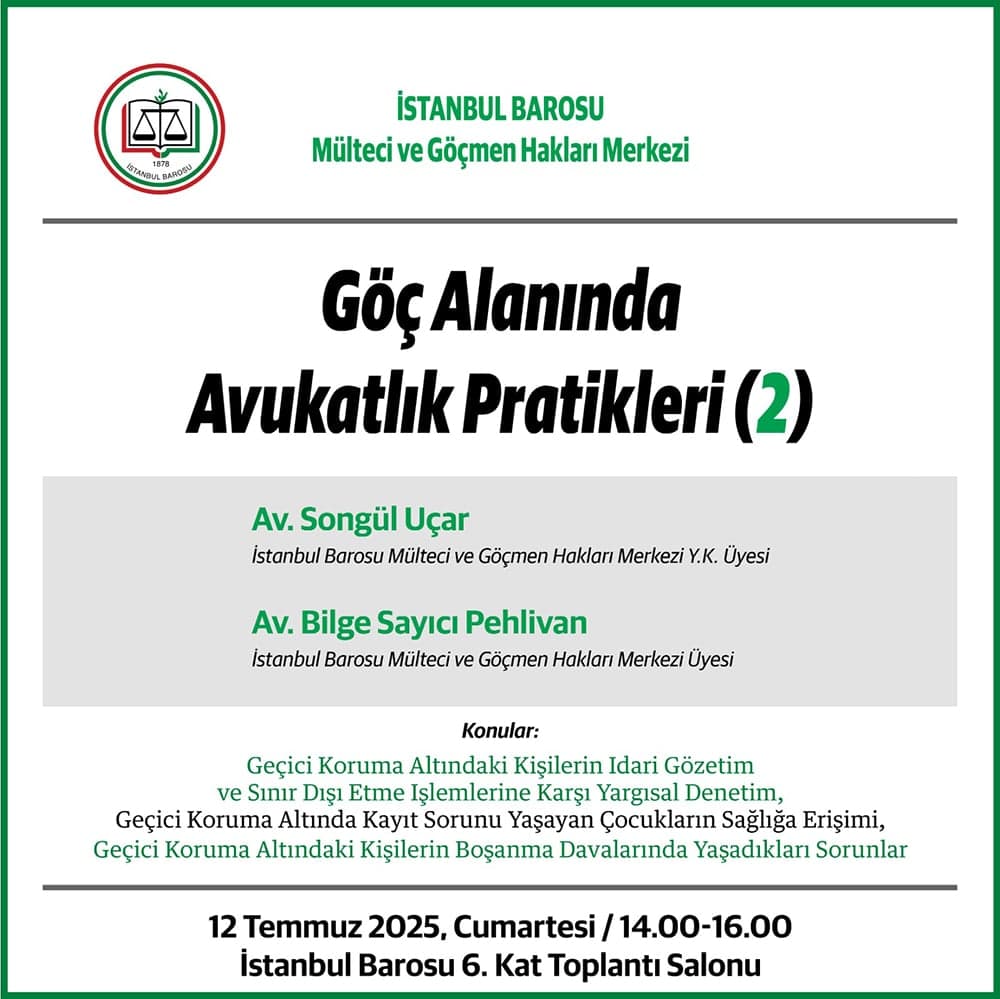 Göç Alanında Avukatlık Pratikleri (2)