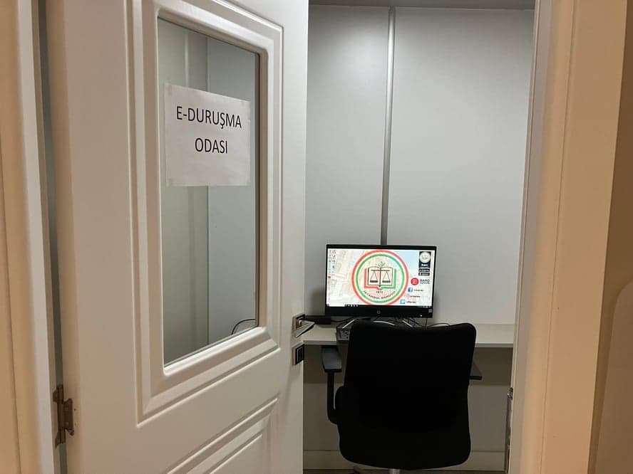 Bakırköy  Adliyesi ve Bahçelievler Ek Bina  e-Duruşma Odaları Meslektaşlarımızın Kullanımına Sunuldu