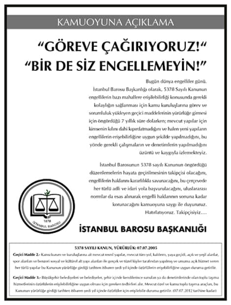 "Göreve Çağırıyoruz! Birde Siz Engellemeyin!"