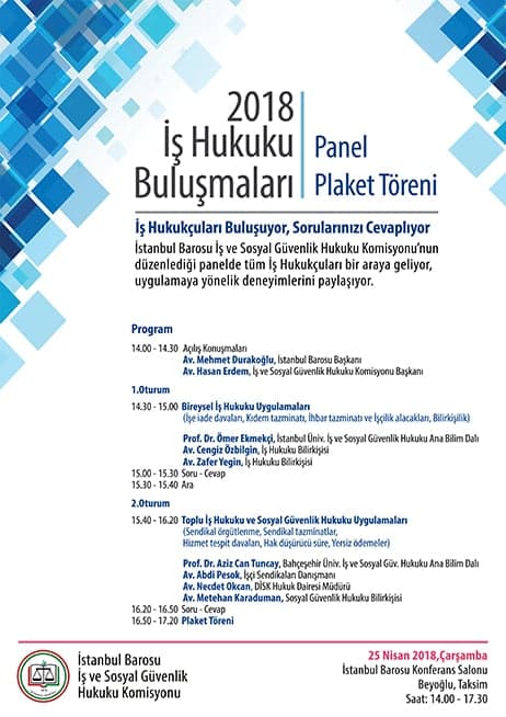 2018 İş Hukuku Buluşmaları