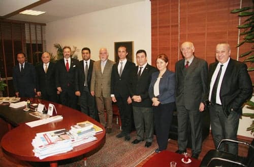 İtalya’Nın İstanbul  Baş Konsolosu İstanbul Barosunu Ziyaret Etti
