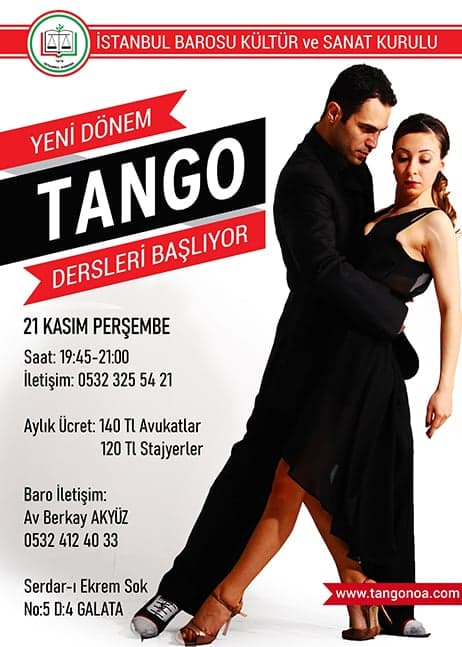 Yeni Dönem Tango Dersleri Başlıyor
