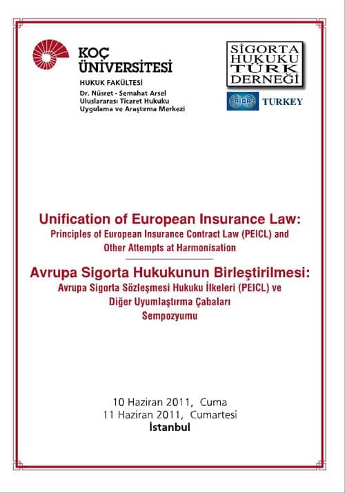 Avrupa Sigorta Hukukunun Birleştirilmesi