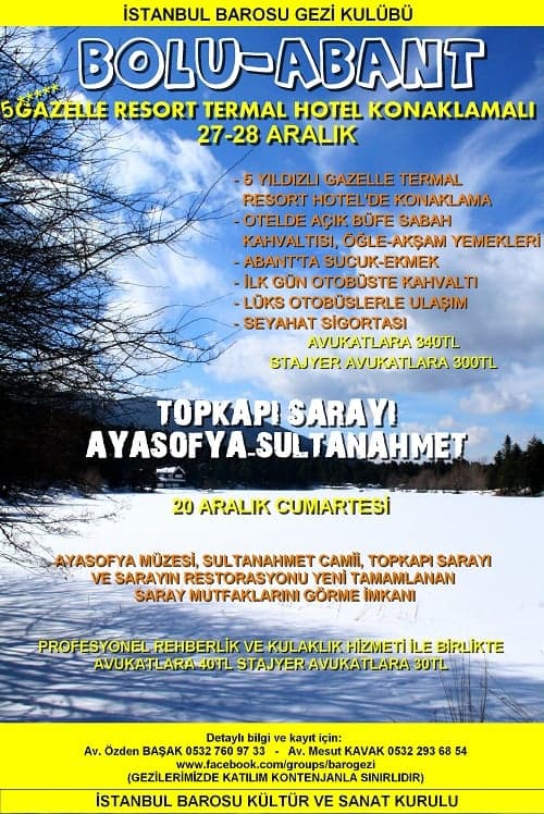Topkapı Sarayı, Sultanahmet,Ayasofya Ve Bolu Abant Gezileri