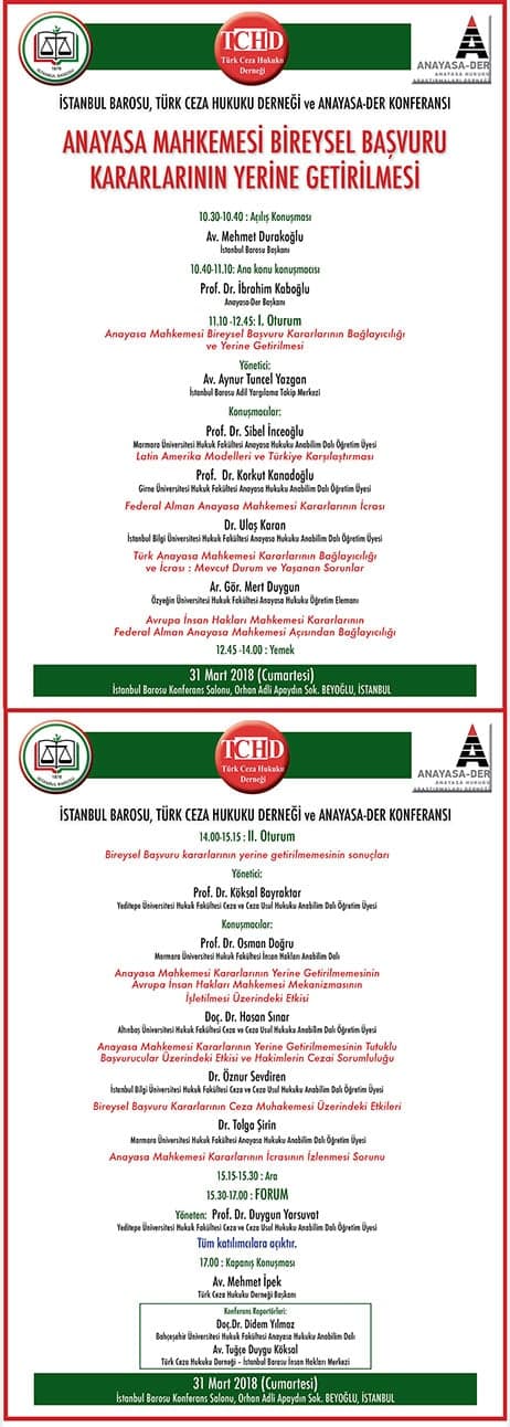 Anayasa Mahkemesi Bireysel Başvuru Kararlarının Yerine Getirilmesi