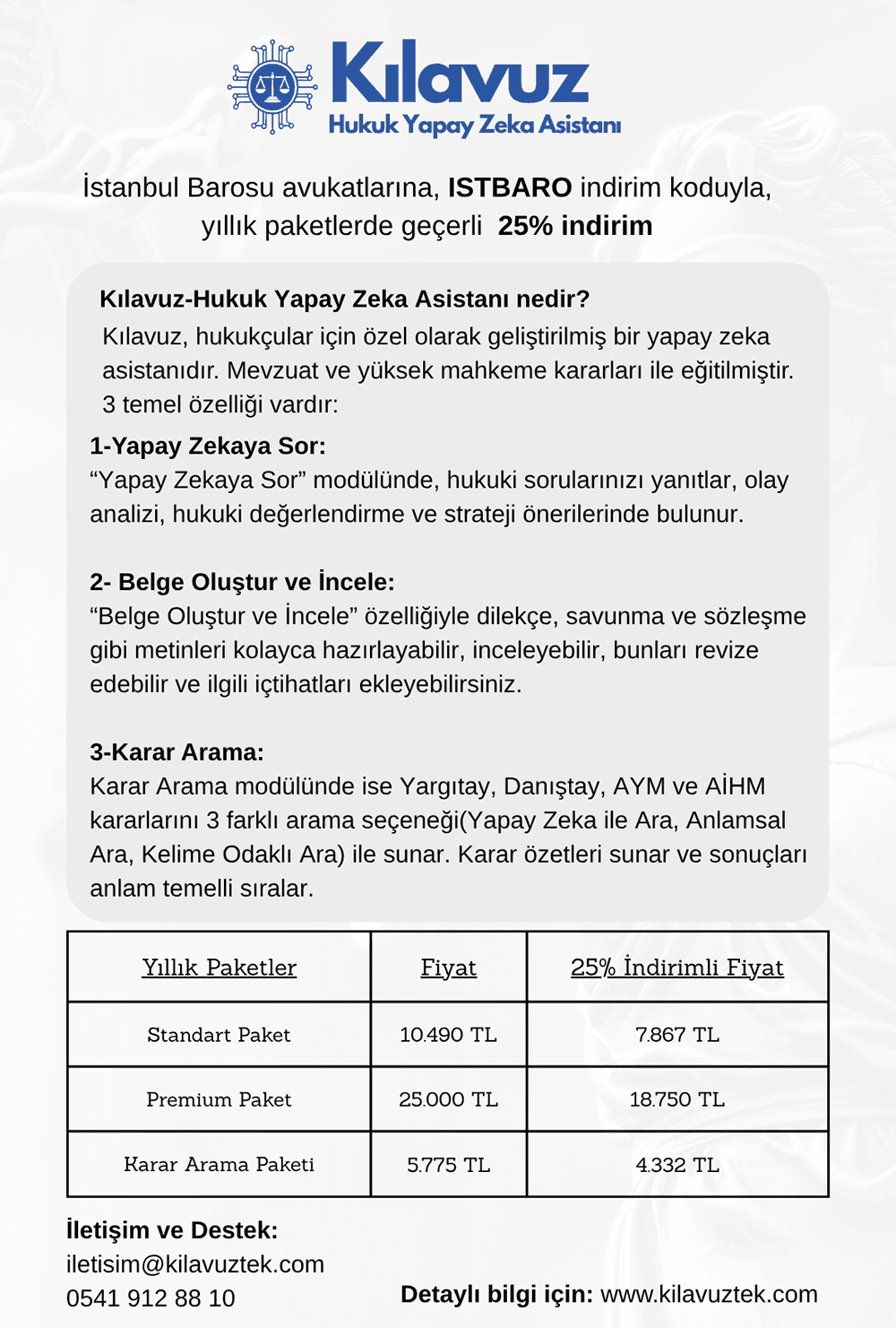 Hukuk Yapay Zeka Asistanı