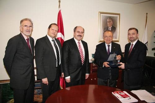 Prof. Dr. Bülent Berkarda’Dan  Baro Başkanımıza Ziyaret

