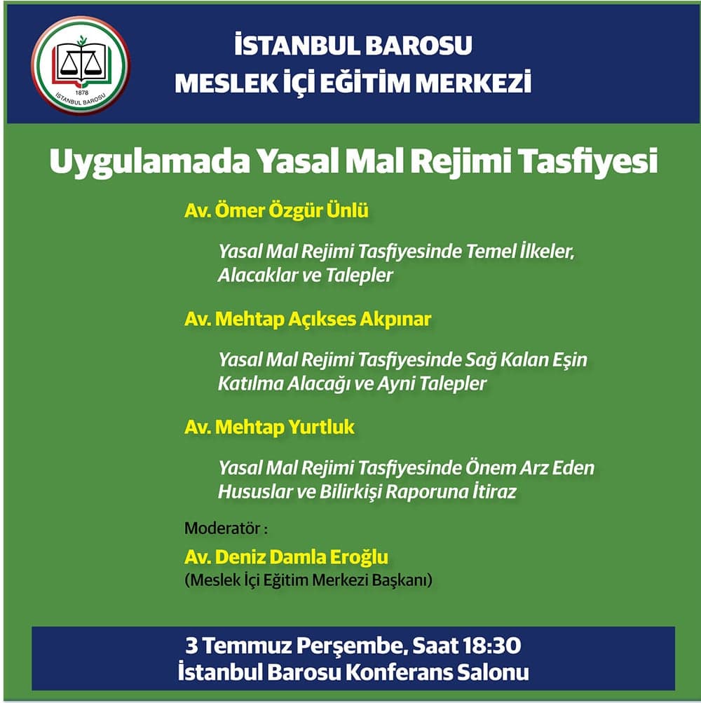 Uygulamada Yasal Mal Rejimi Tasfiyesi