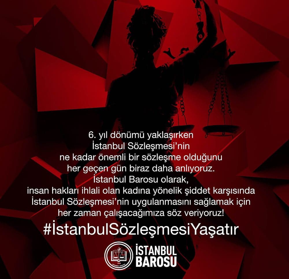 #İstanbulSözleşmesiYaşatır