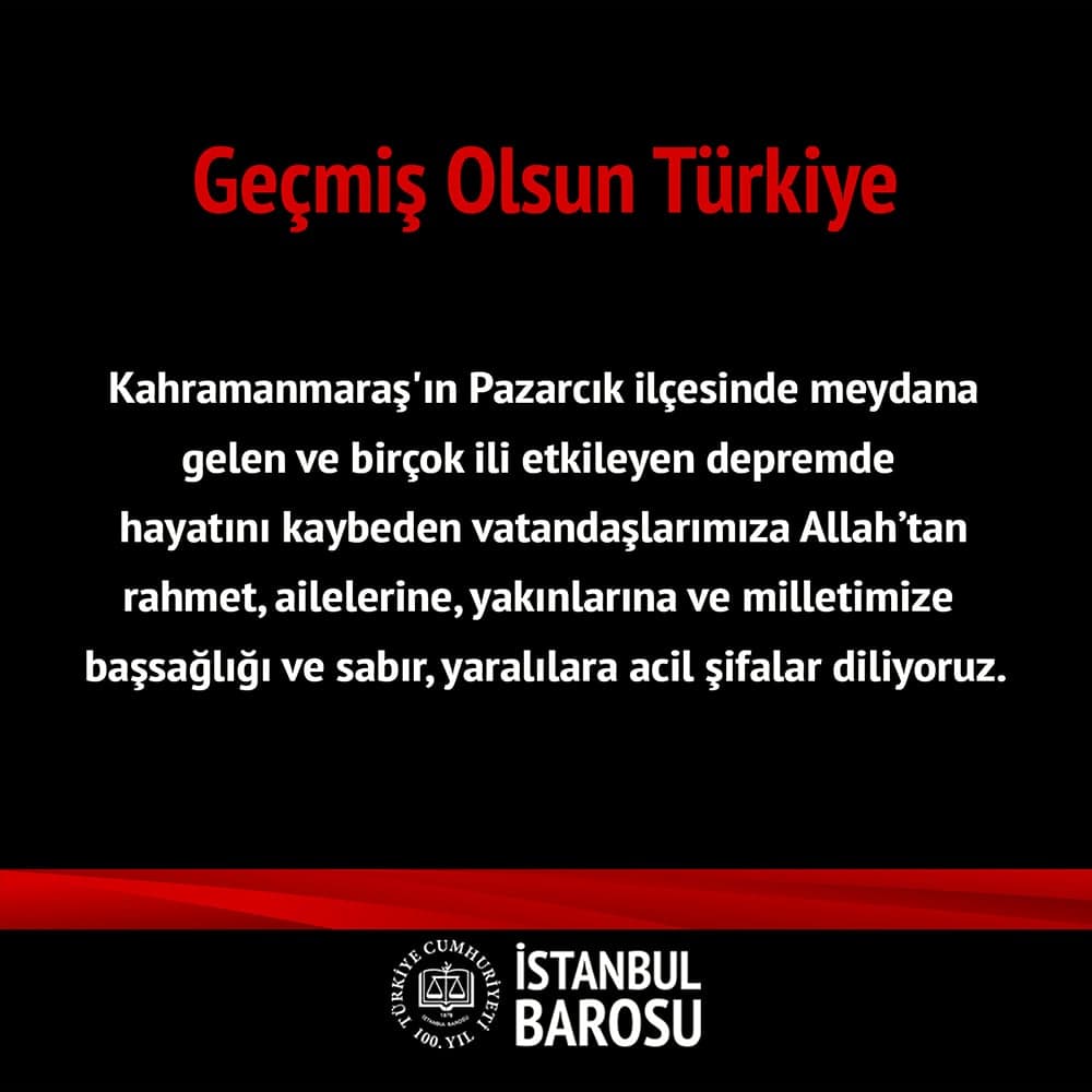 Geçmiş Olsun Türkiye