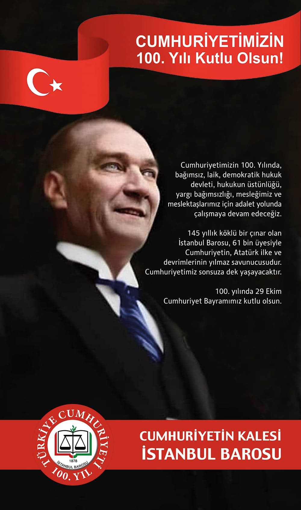 Cumhuriyetimizin 100. Yılı Kutlu Olsun!