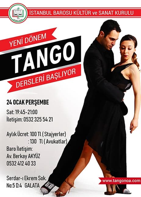 Yeni Dönem Tango Dersleri Başlıyor