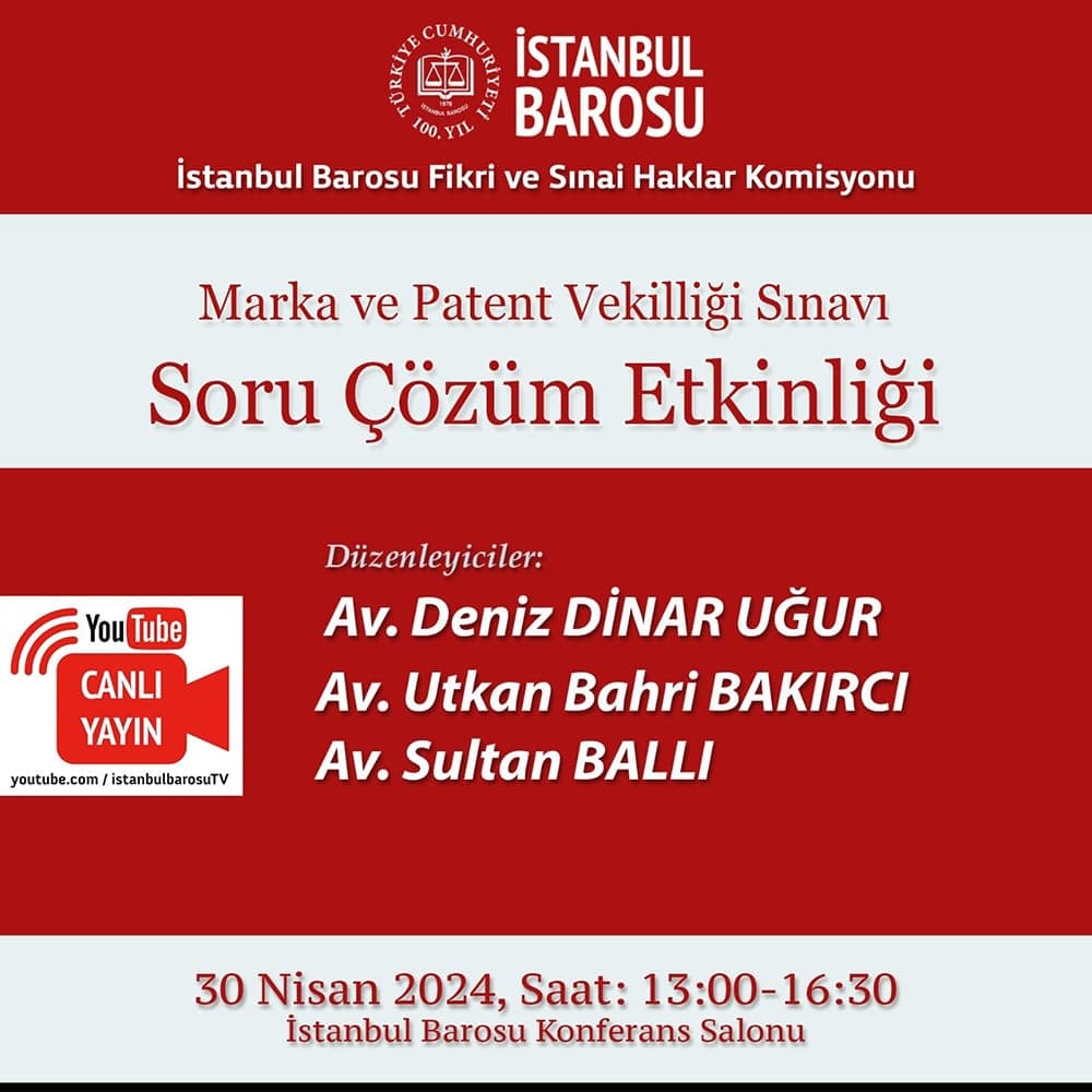 Marka Patent Vekilliği Sınavı Soru Çözüm Etkinliği