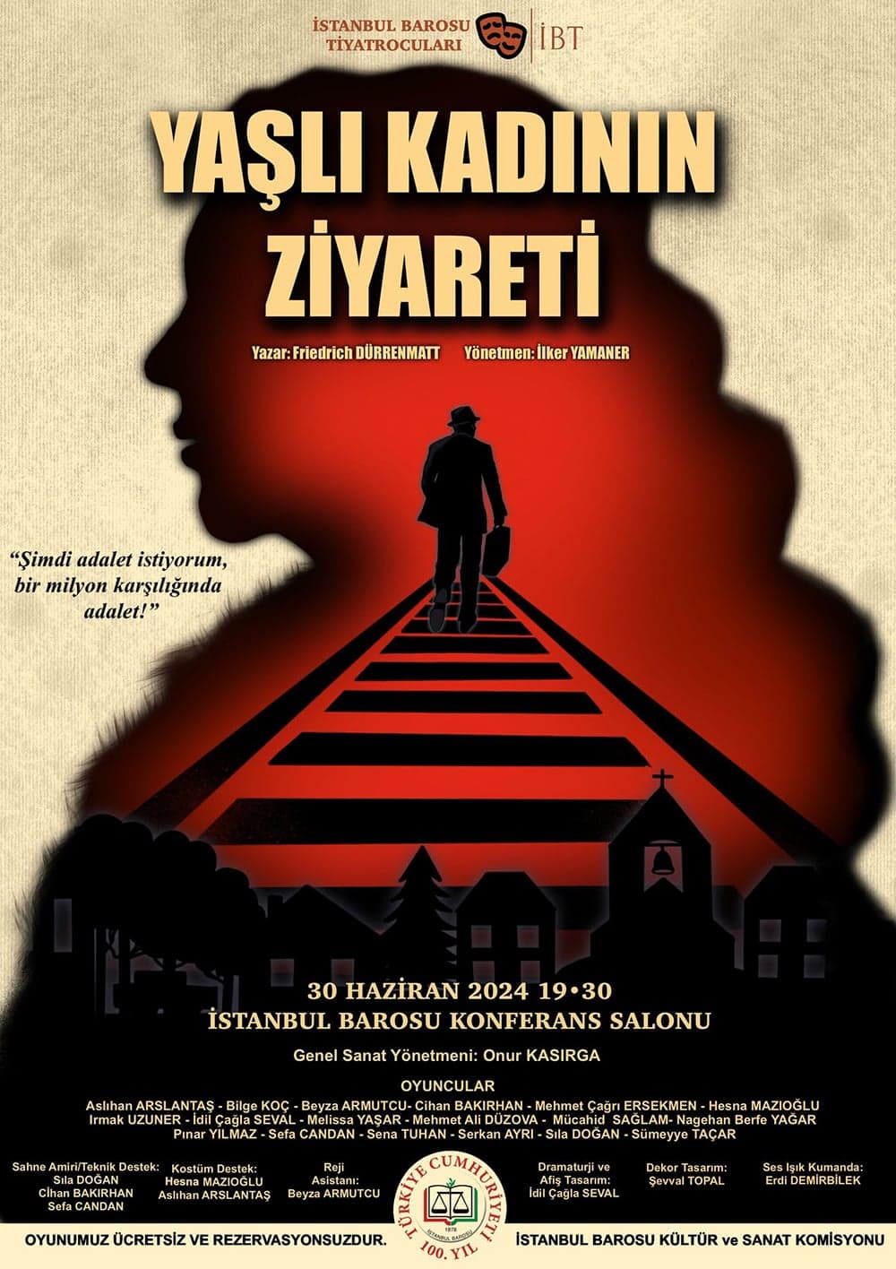 Tiyatro: Yaşlı Kadının Ziyareti - Ertelendi