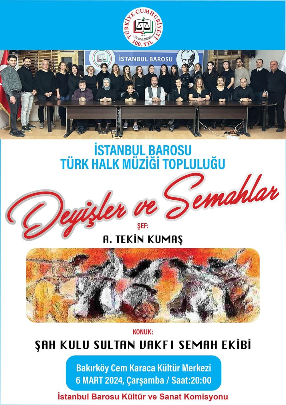 İstanbul Barosu Türk Halk Müziği Topluluğu Deyişler ve Semahlar