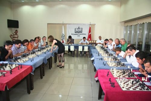 İstanbul Barosu 1. Satranç Turnuvası Yapıldı