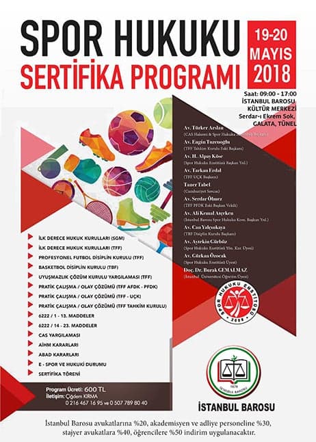 Spor Hukuku Sertifika Programı