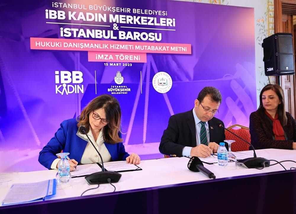 İstanbul Barosu ve İBB Kadınlara Hukuki Destek İçin Mutabakat İmzaladı