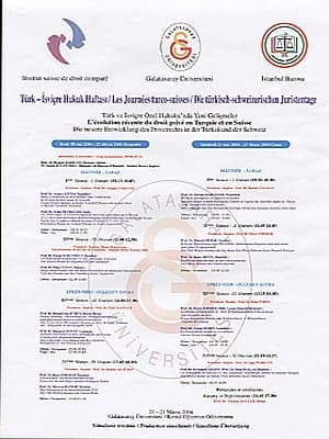 Türk-İsviçre Hukuk Haftası