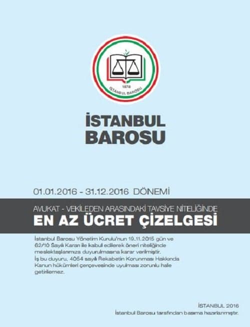 Tavsiye Niteliğindeki En Az Ücret Çizelgesi Yayınlandı
