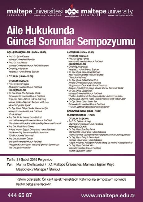 Aile Hukukunda Güncel Sorunlar Sempozyumu