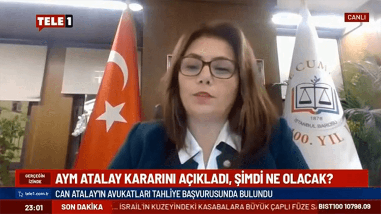 İstanbul Barosu Başkanı Av. Filiz Saraç, TELE 1'e Konuk Oldu