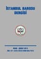 İstanbul Barosu Dergisi 2013-1 Ocak-Şubat Sayısı Çıktı

