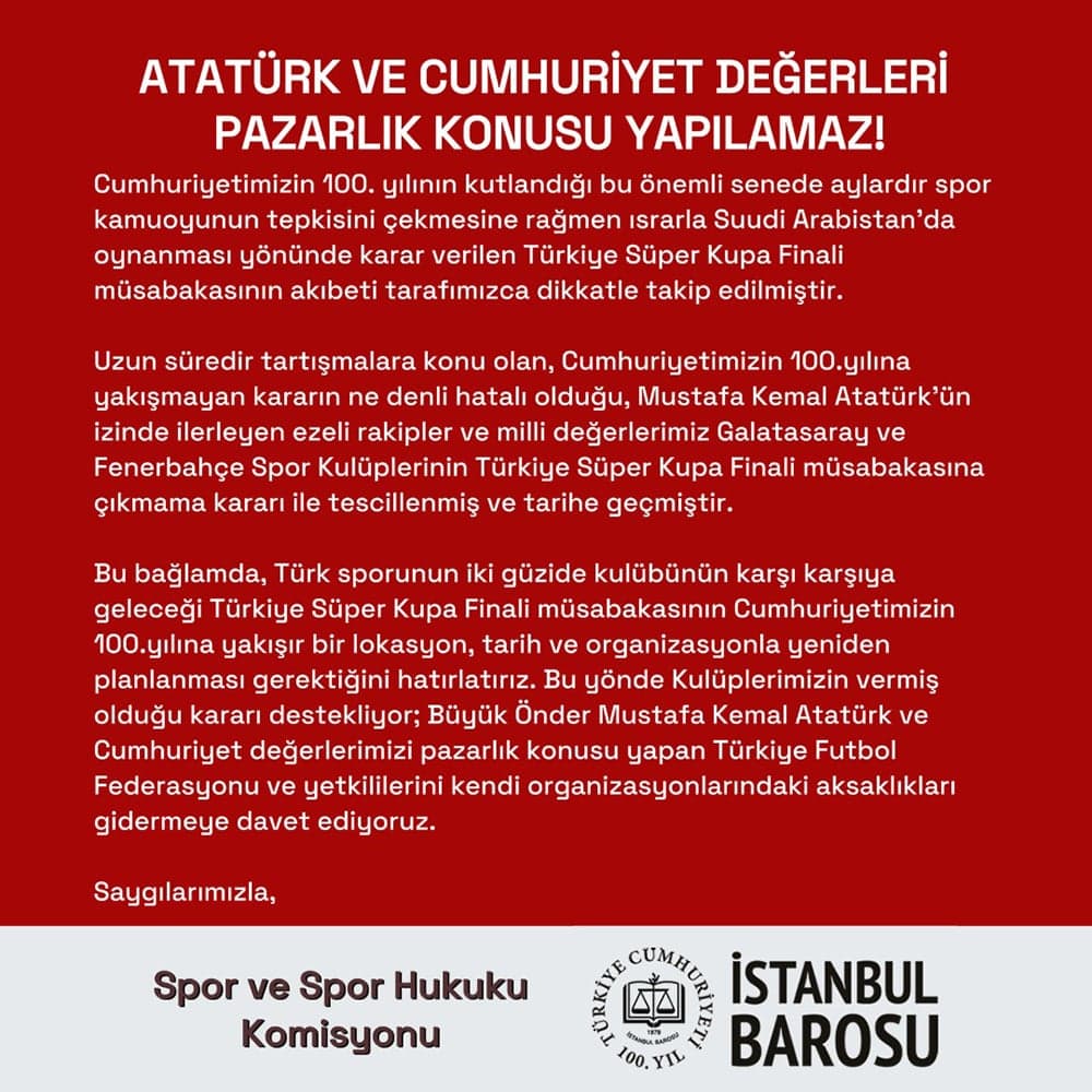Atatürk ve Cumhuriyet Değerleri Pazarlık Konusu Yapılamaz!