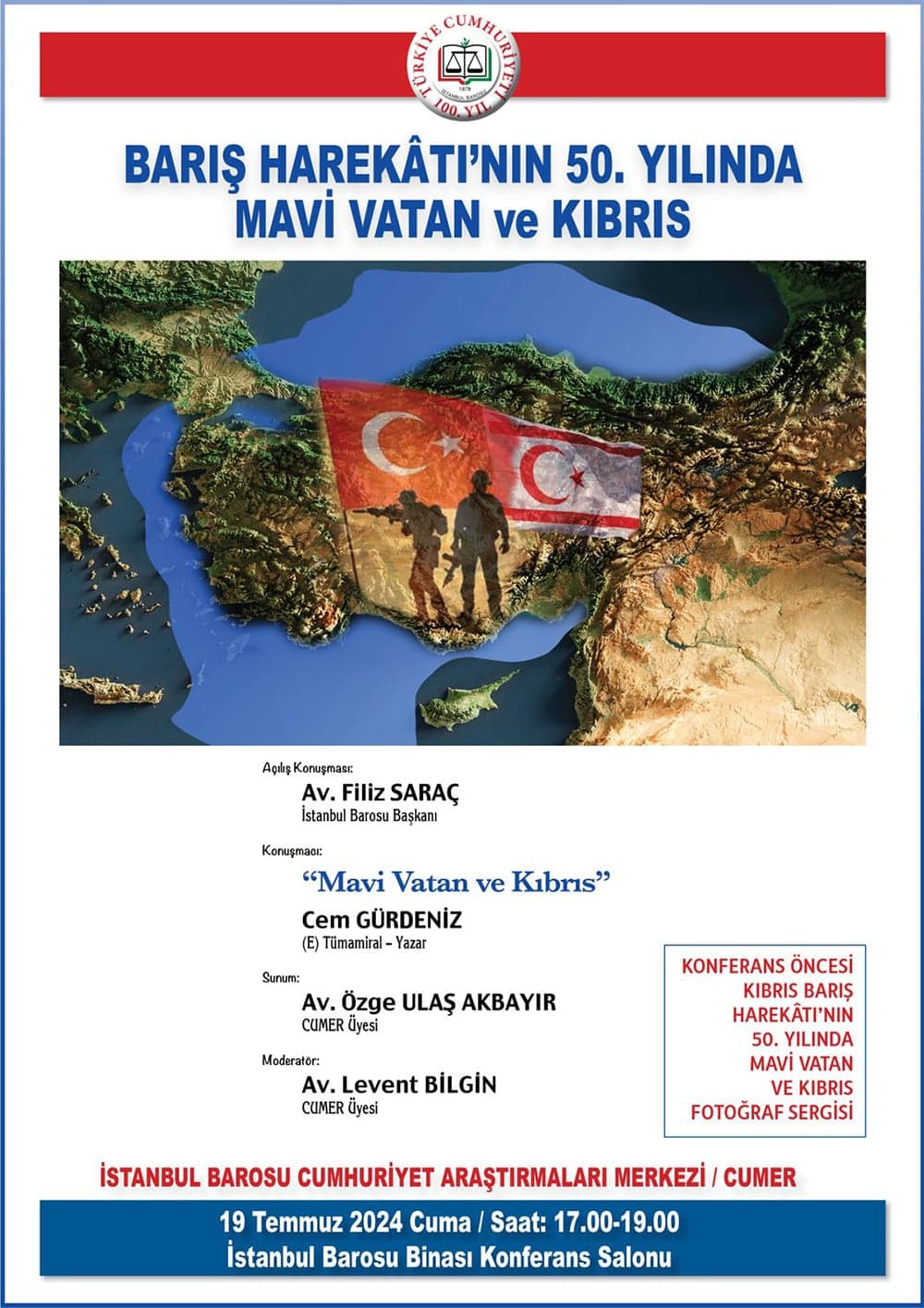 Barış Harekatının 50. Yılında Mavi Vatan ve Kıbrıs