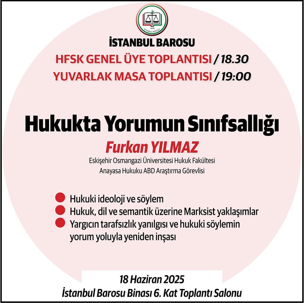 Hukukta Yorumun Sınıfsallığı
