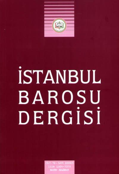 İstanbul Barosu Dergisi’Nin
Yeni Sayısı Çıktı