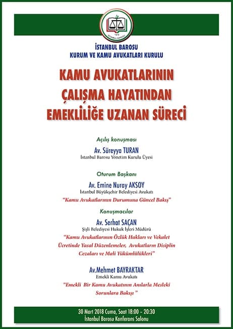 Kamu Avukatlarının Çalışma Hayatından Emekliliğine Uzanan Süreci