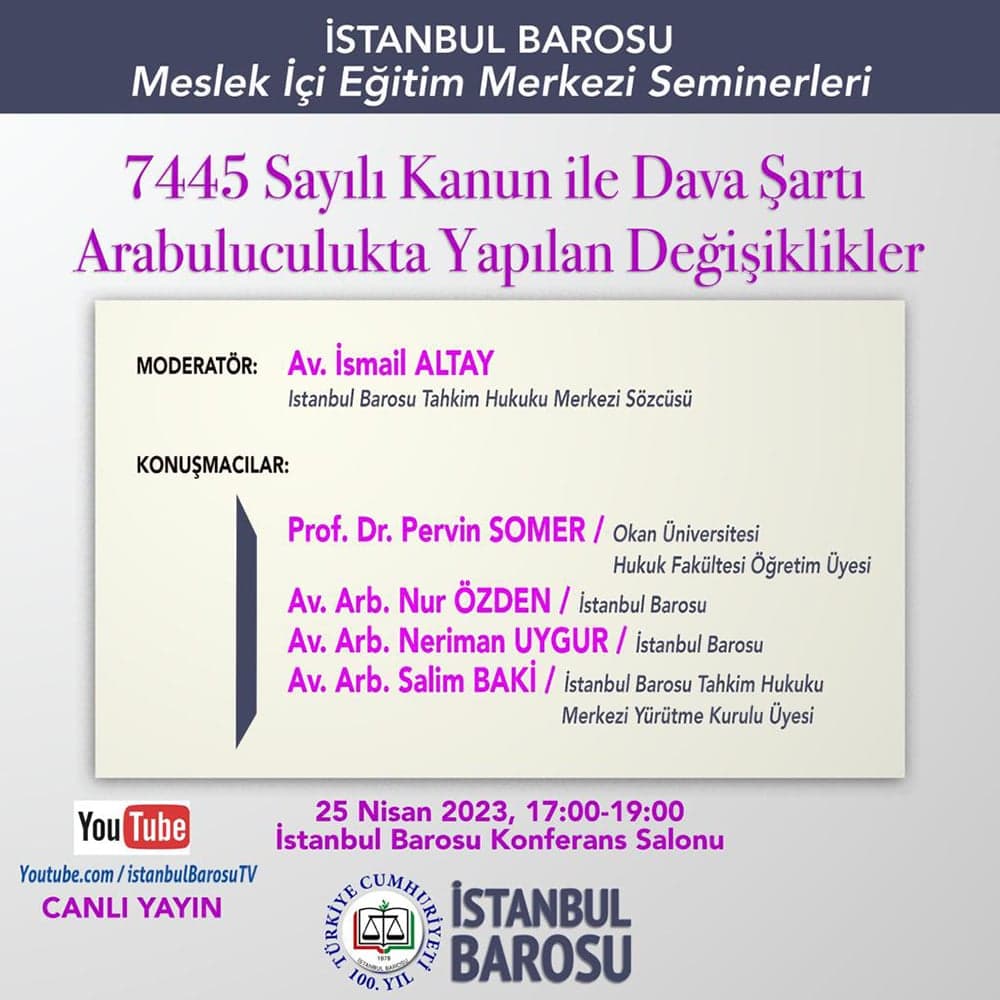 7445 Sayılı Kanun ile Dava Şartı Arabuluculukta Yapılan Değişiklikler