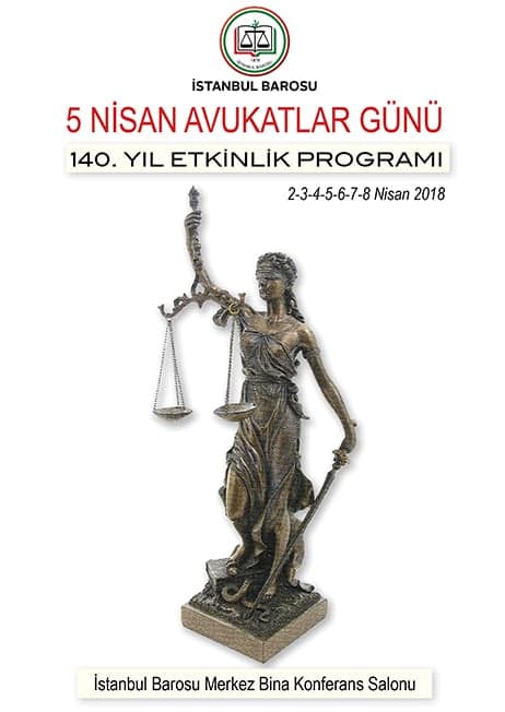 5 Nisan Avukatlar Günü Kutlama Programı Açıklandı