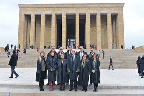 İstanbul Barosu Yönetim Kurulu Anıtkabir'de Ata'nın Huzurundaydı