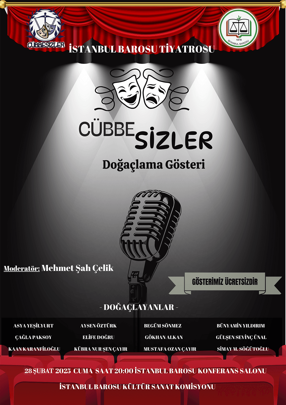 Doğaçlama Gösteri: Cübbesizler