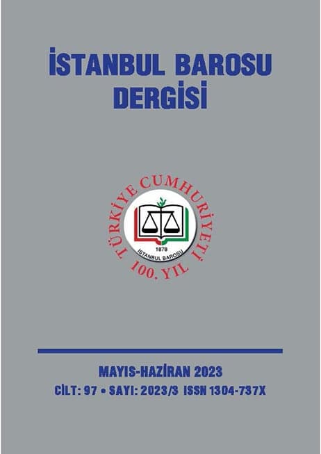 İstanbul Barosu Dergisi 2023-3 Mayıs-Haziran Sayısı Çıktı