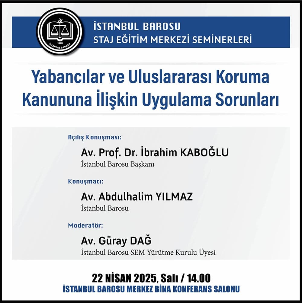 Yabancılar ve Uluslararası Koruma Kanununa İlişkin Uygulama Sorunları