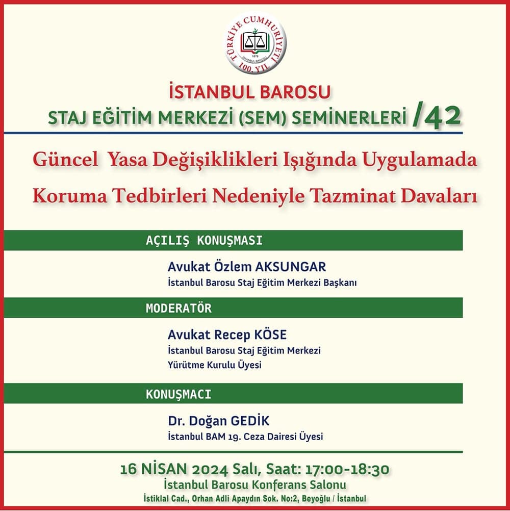 Güncel Yasa Değişiklikleri Işığında Uygulamada Koruma Tedbirleri Nedeniyle Tazminat Davaları